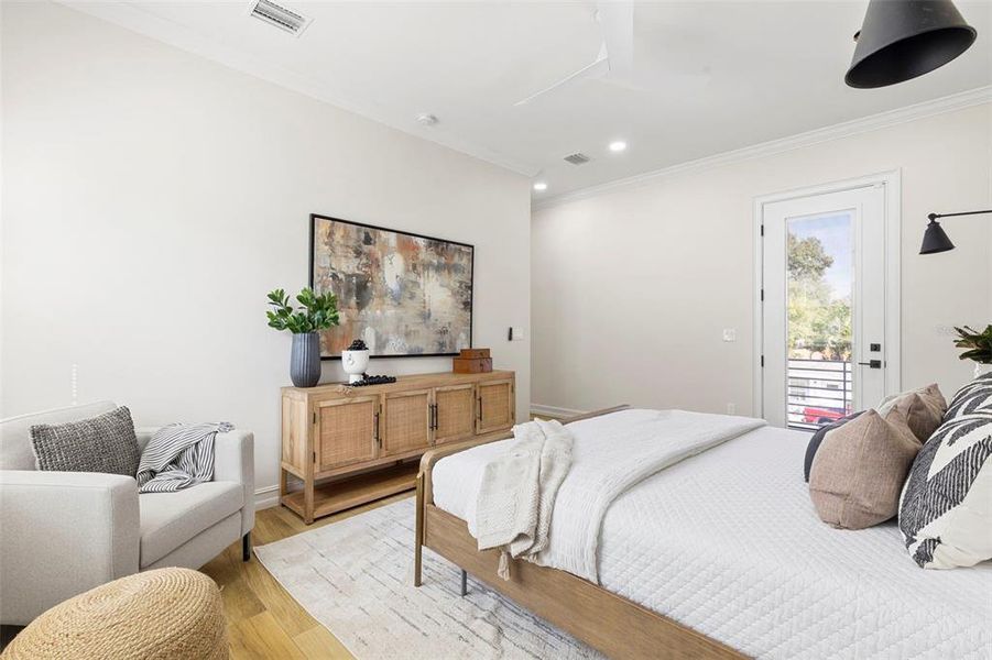 Furnished interior view inside a new home in , St. Petersburg (Image 49).