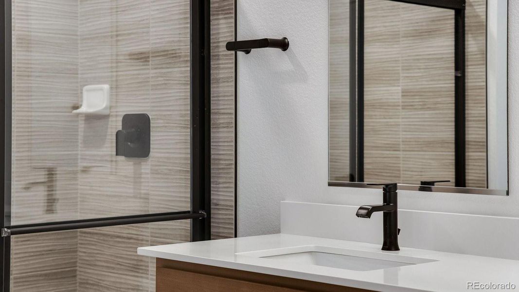 Close-up of interior finishes inside a home in Trails at Crowfoot, Parker (Image 11).