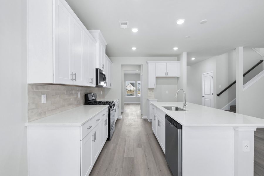 Furnished interior view inside a new home in Waterside - Coastline Series, Longs (Image 4).