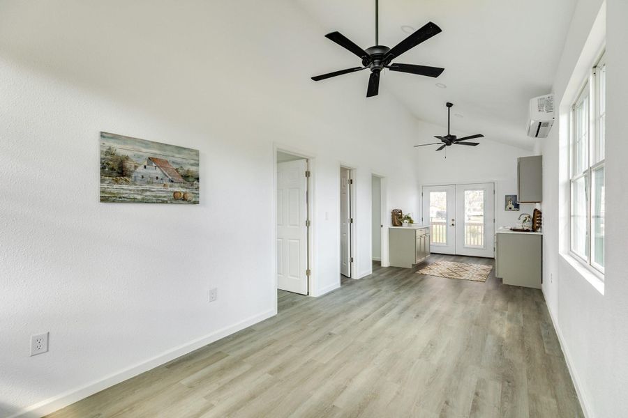 Bright and cozy living space with natural light and an open layout.