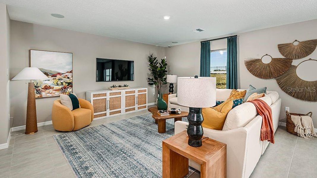 Furnished interior view inside a new home in Waterstone, Groveland (Image 11).