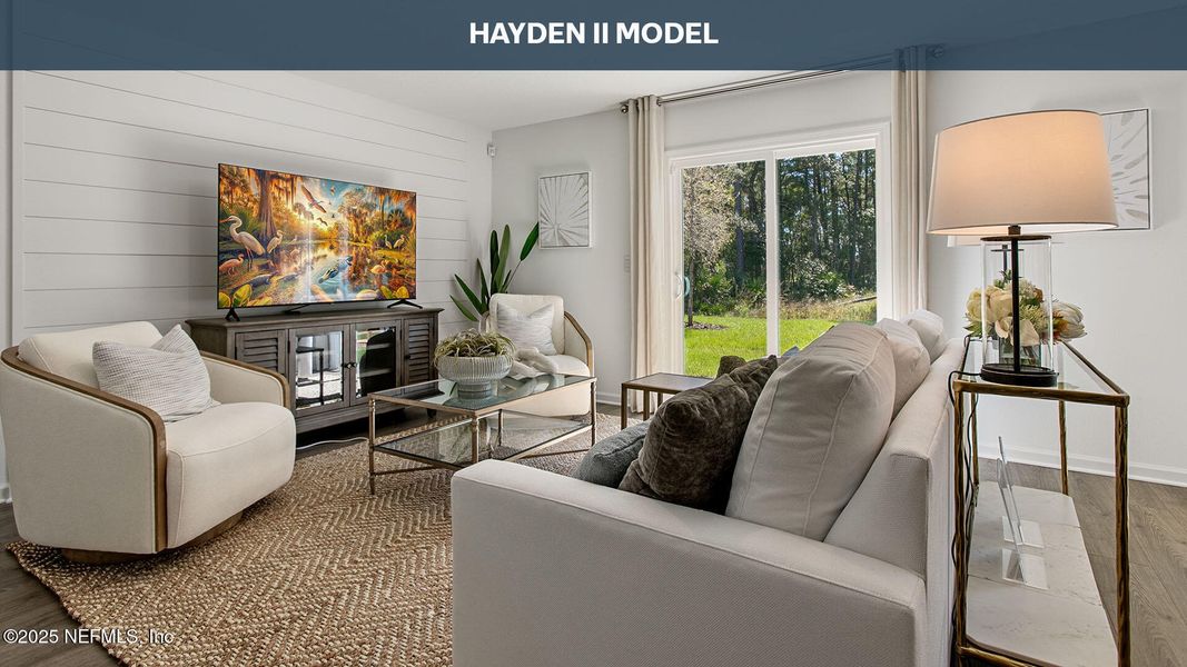 Furnished interior view inside a new home in Rookery, Green Cove Springs (Image 13).