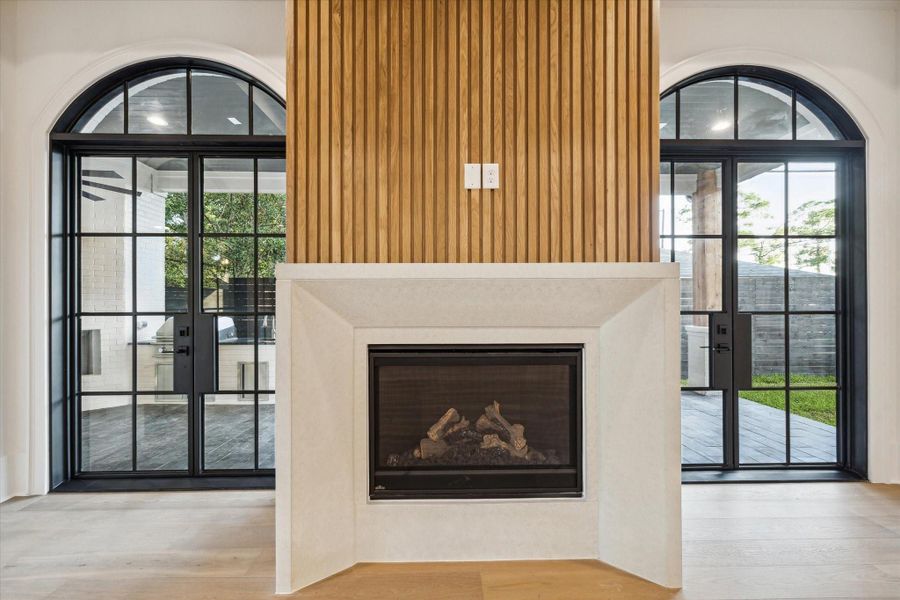 Check out this fireplace detail*Picture is of a recently constructed home by the builder.  1519 Candlelight will be similar in quality, but these pictures are not meant to be an exact representation of the new home. Specs of home may change at sole discretion of the seller.