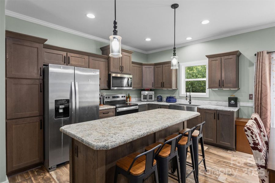 Furnished interior view inside a new home in , New London (Image 4).