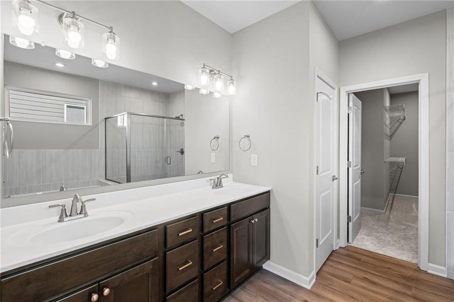 Furnished interior view inside a new home in Twin Lakes, Hoschton (Image 8).