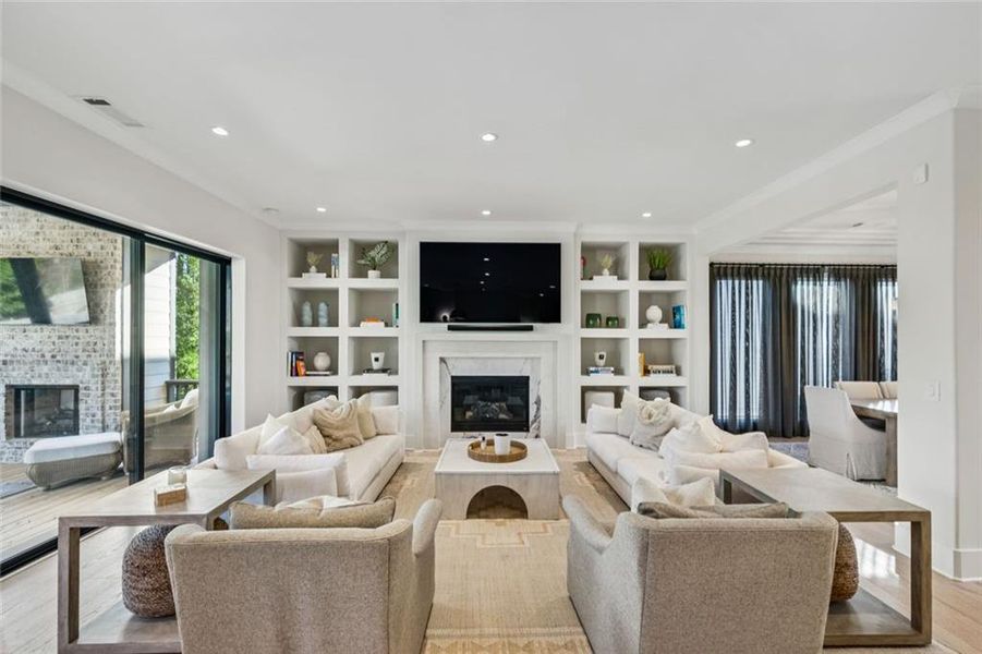 Furnished interior view inside a new home in , Brookhaven (Image 31).