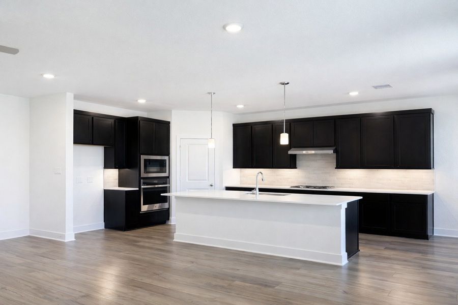 Furnished interior view inside a new home in Oakberry Trails, Waller (Image 3).