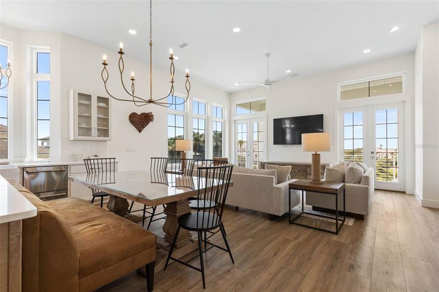 Furnished interior view inside a new home in , Palm Coast (Image 20).