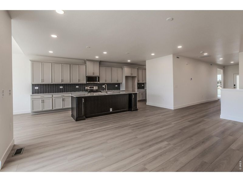 Furnished interior view inside a new home in Prairie Song Story Collection - Single Family Homes, Windsor (Image 11).