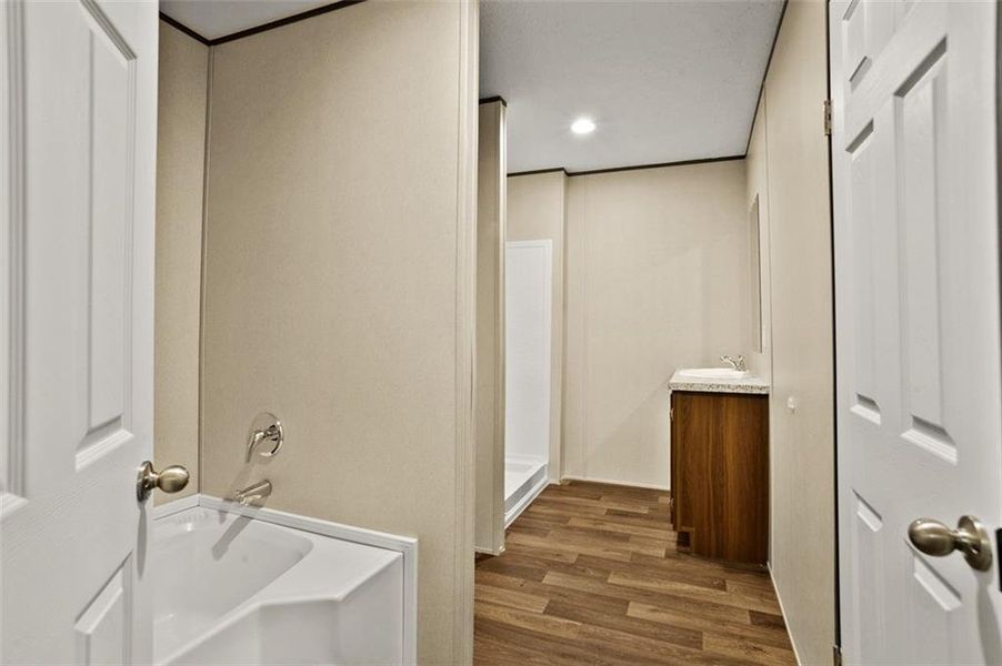 Furnished interior view inside a new home in , Ellijay (Image 10).