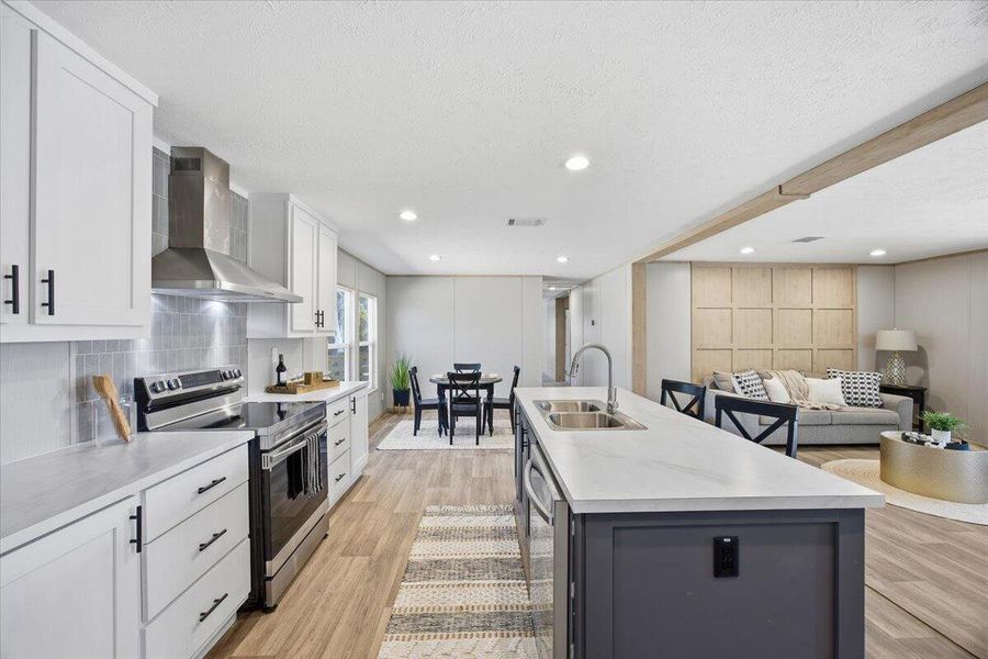 Furnished interior view inside a new home in , Cross (Image 9). Furnished interior view inside a new home in , Cross (Image 9).