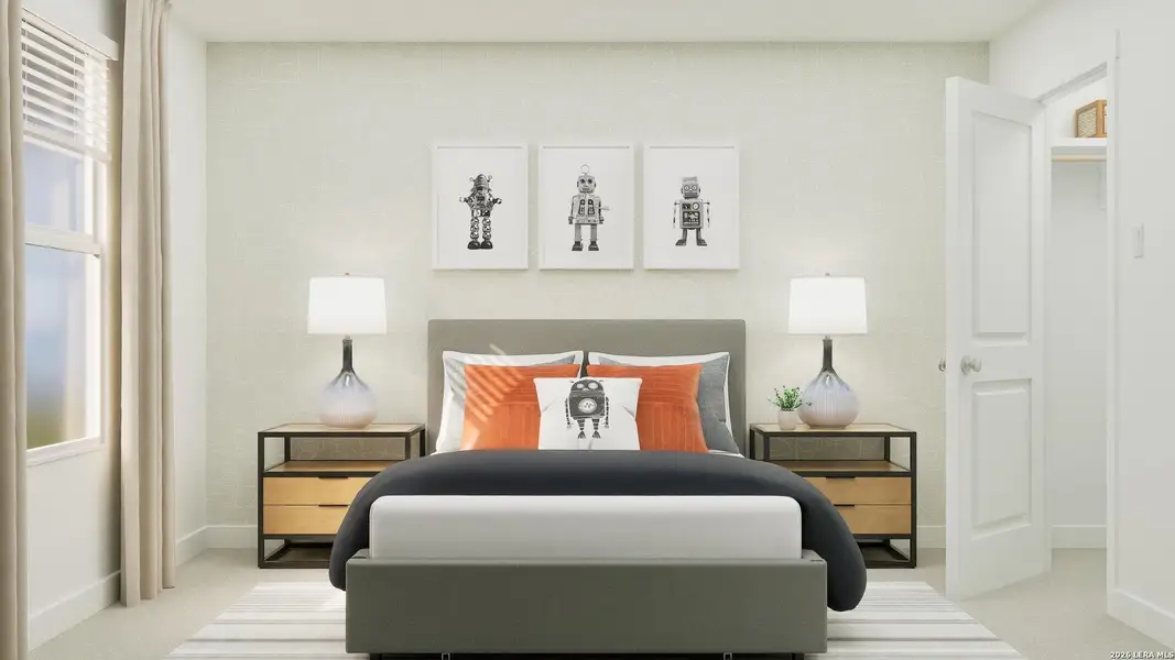 Furnished interior view inside a new home in Brookmill, San Antonio (Image 4).