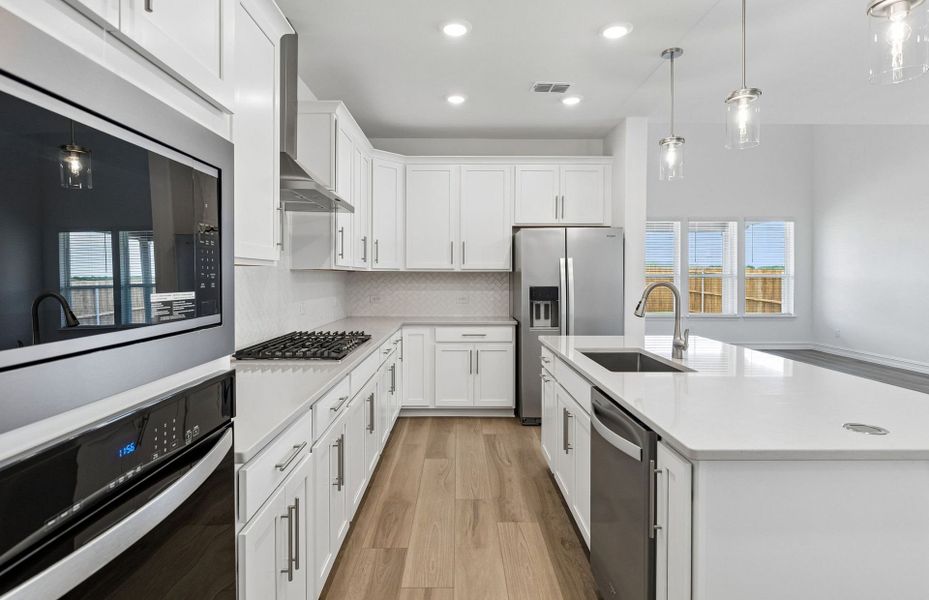 Furnished interior view inside a new home in Whitewing Trails, Princeton (Image 8).