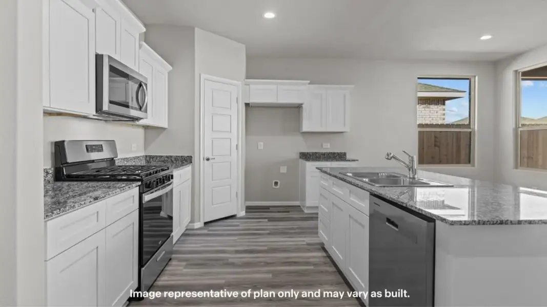 Furnished interior view inside a new home in Yukon Ridge, Odessa (Image 5). Furnished interior view inside a new home in Yukon Ridge, Odessa (Image 5).