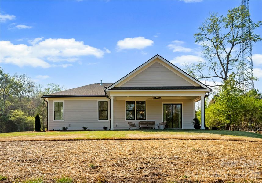 Exterior details and patio area of a home in , Locust (Image 3).
