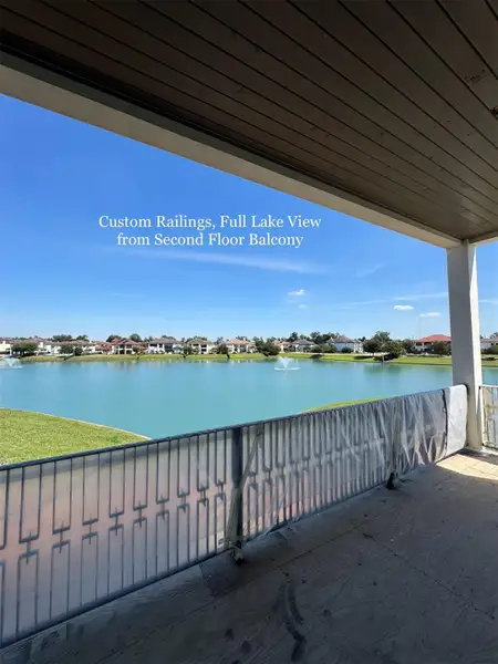 Magnificent, unobstructed Lake Views from the second and third floor. Custom Railings and panoramic lake views. An ideal setting for outdoor relaxation and entertaining.