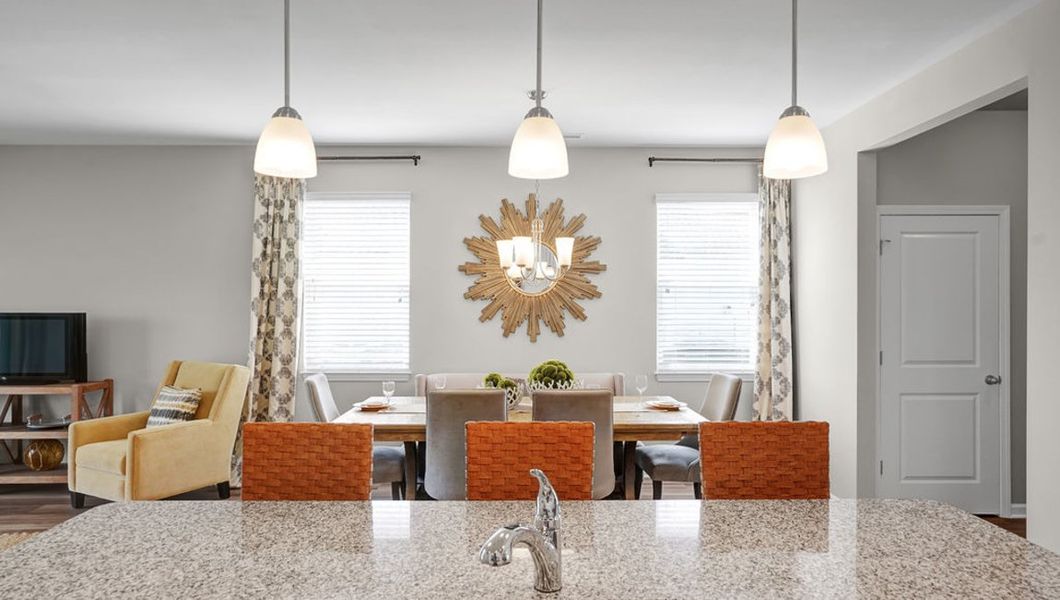 Representative furnished interior of a home built from the Robie by D.R. Horton in The Pines at New Hampstead, Savannah (Image 9).