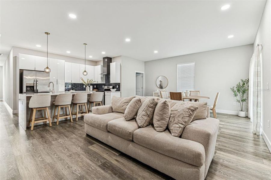 Furnished interior view inside a new home in , Tampa (Image 50).