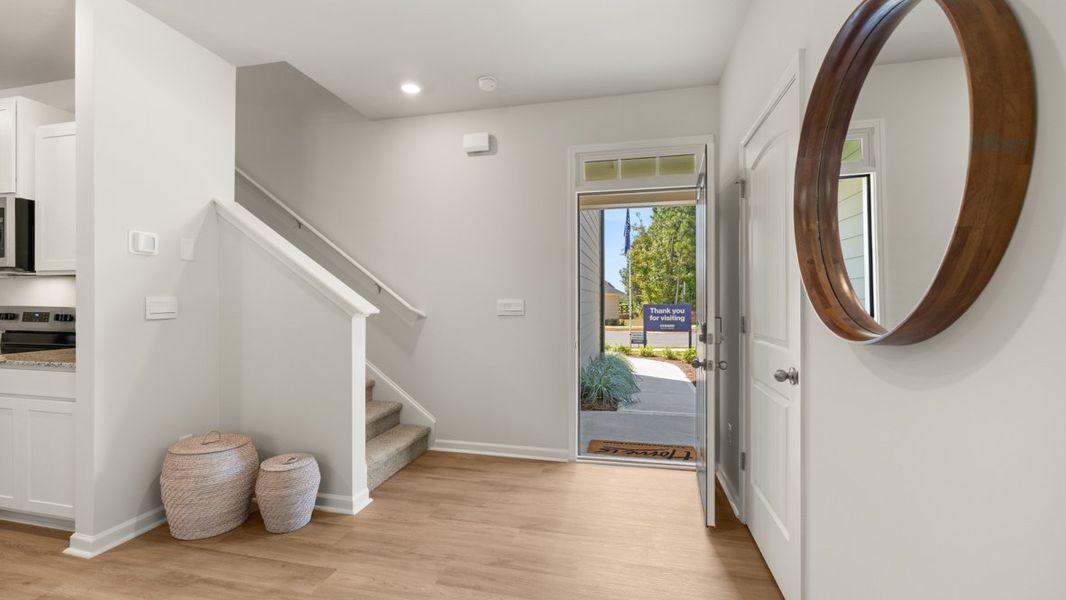 Representative furnished interior of a home built from the AISLE by D.R. Horton in Pointe Park, Union City (Image 5).