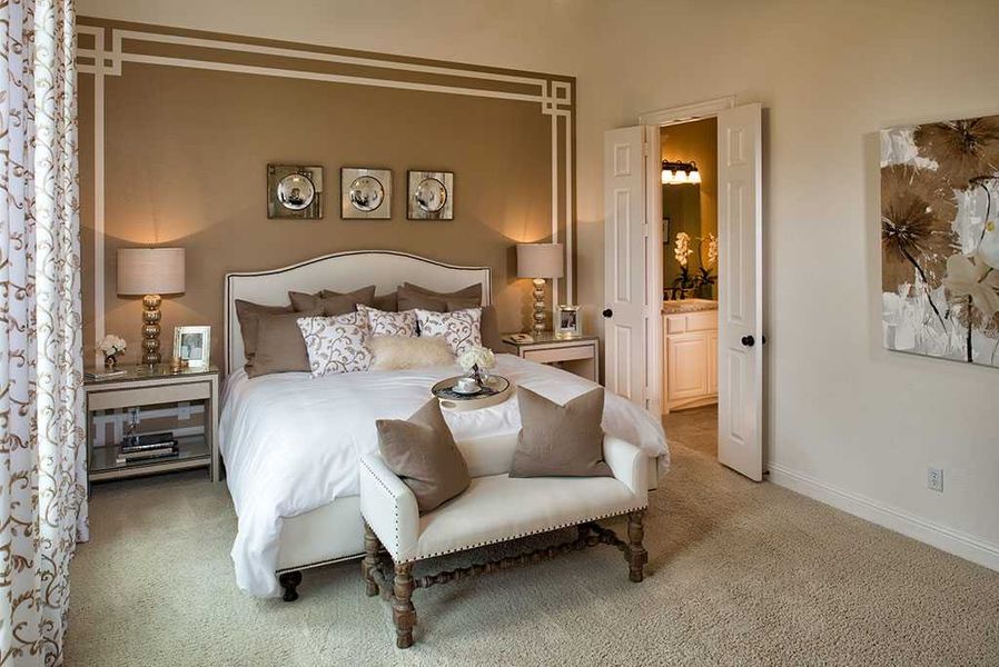 Representative Primary Bedroom - some options shown