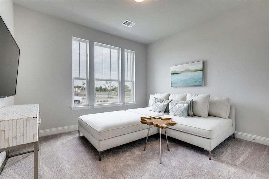 Furnished interior view inside a new home in Stone Eagle, Azle (Image 22).