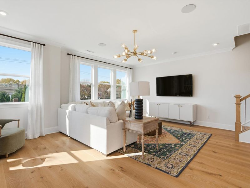 Furnished interior view inside a new home in Ross Farms, Charlotte (Image 11).