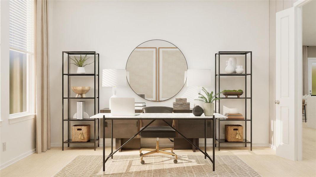 Furnished interior view inside a new home in , Salado (Image 16).