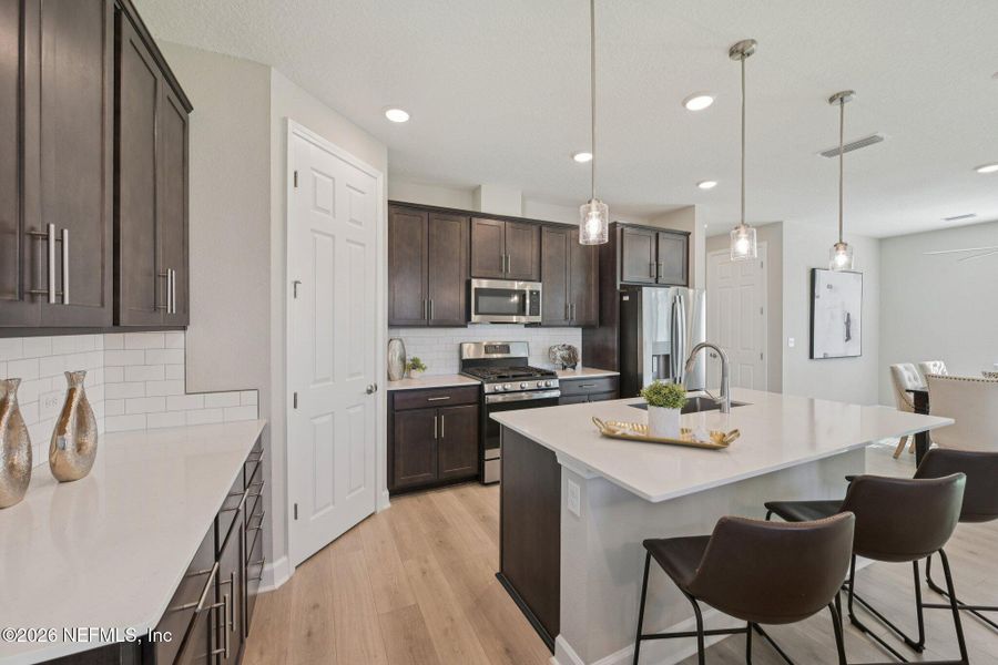 Furnished interior view inside a new home in , St. Augustine (Image 17).