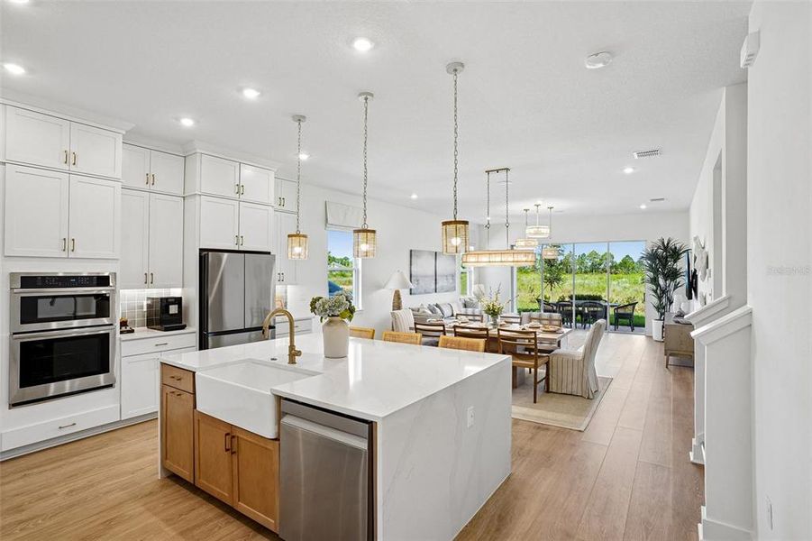 Furnished interior view inside a new home in Northlake at Ovation, Winter Garden (Image 10).