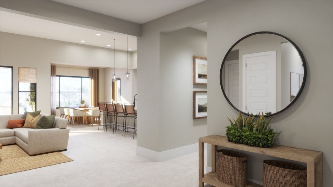 Furnished interior view inside a new home in Estates at Kings Ranch, Gold Canyon (Image 7).