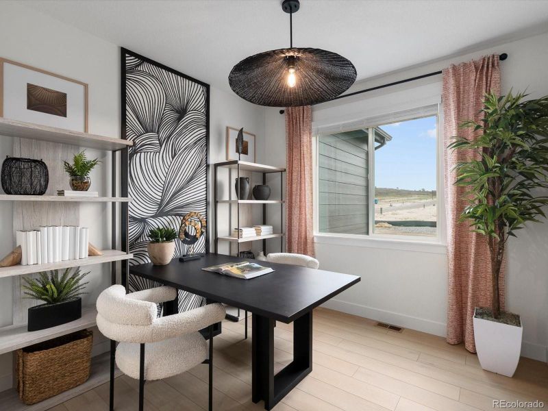 Furnished interior view inside a new home in Jackson Creek, Monument (Image 9).