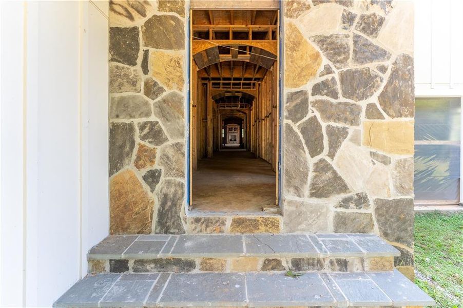 Exterior details and patio area of a home in , Canton (Image 3). Exterior details and patio area of a home in , Canton (Image 3).