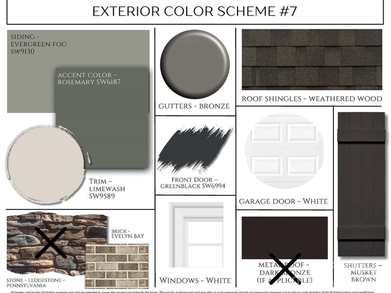 Sample of building materials used in homes in Enclave at Belmont, Belmont (Image 14).