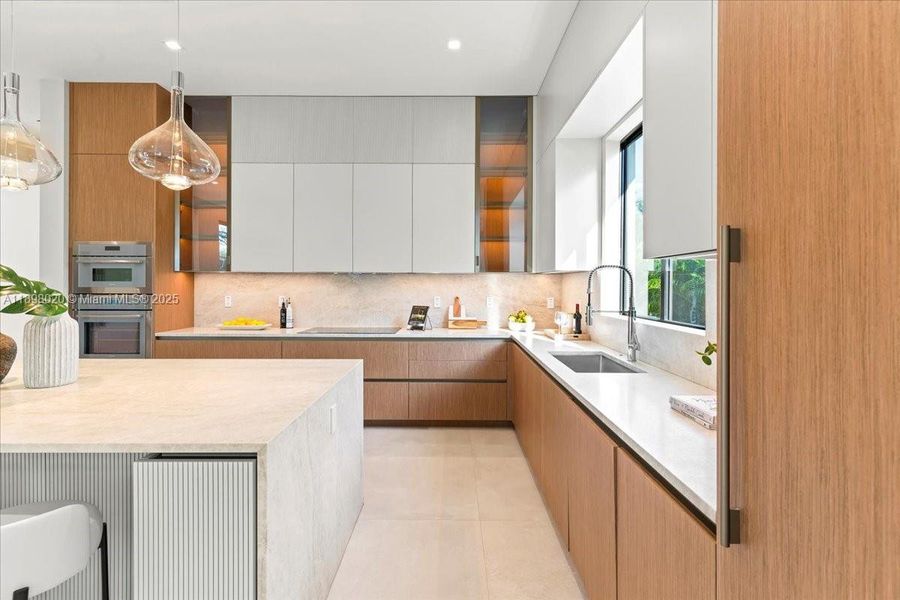 Furnished interior view inside a new home in , Miami (Image 9). Furnished interior view inside a new home in , Miami (Image 9).