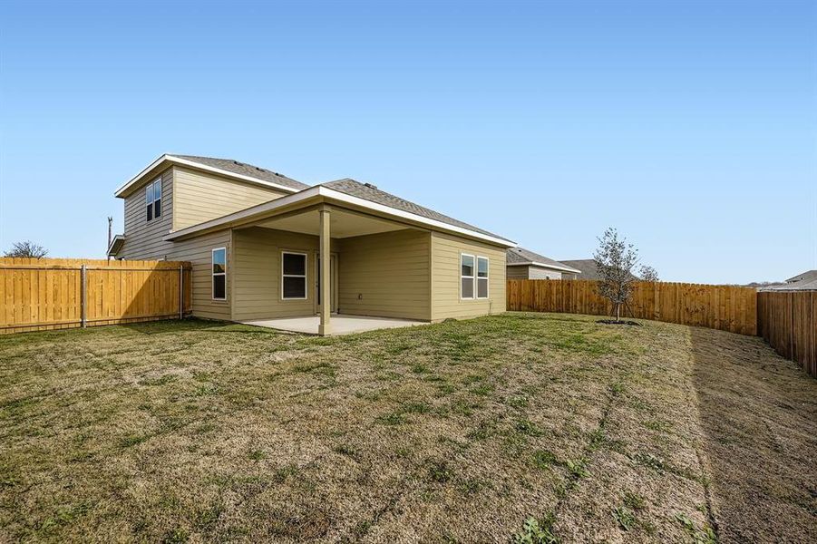 Exterior details and patio area of a home in MiraVerde, Crowley (Image 4).
