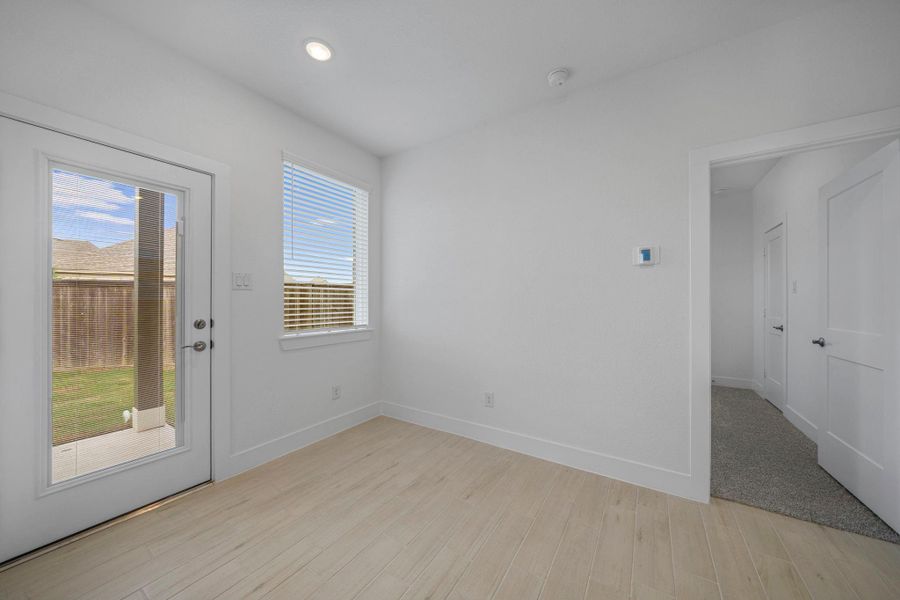 Spacious, unfurnished interior of a new home in Bridgeland, Cypress (Image 28). Spacious, unfurnished interior of a new home in Bridgeland, Cypress (Image 28).