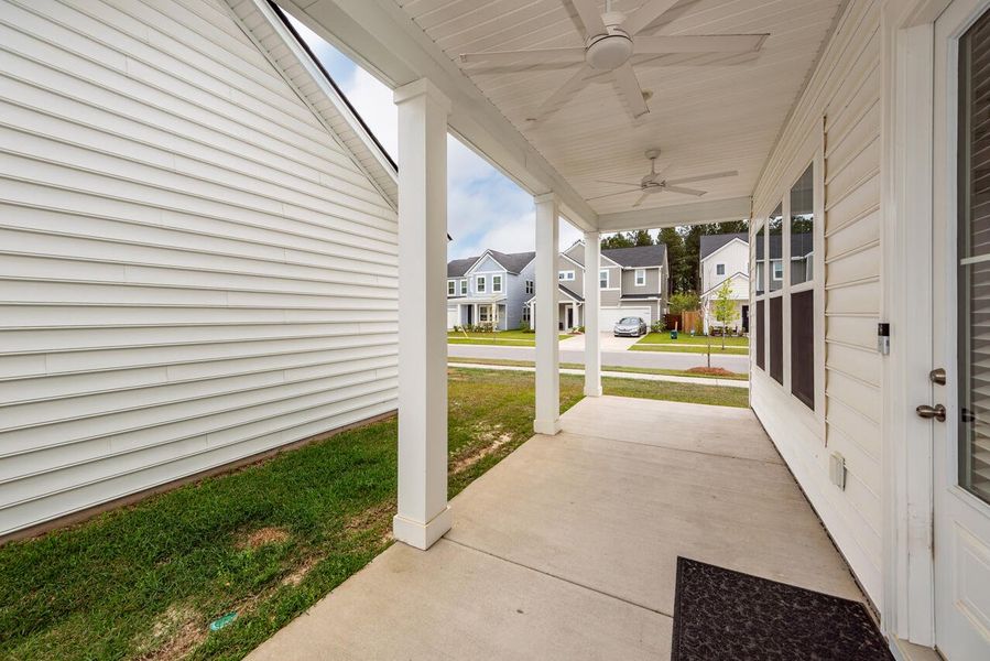 Exterior details and patio area of a home in , Summerville (Image 28).