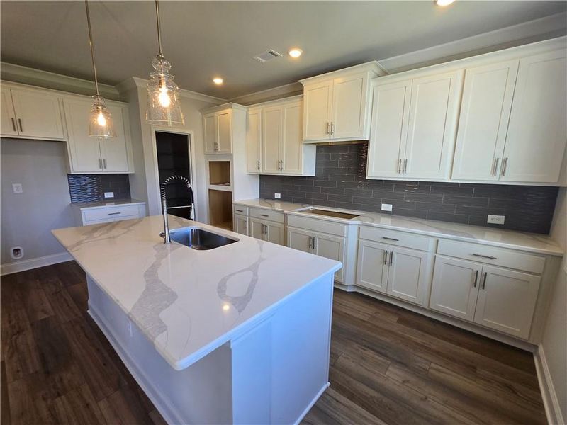 Furnished interior view inside a new home in Enclave at Logan Point, Loganville (Image 11).