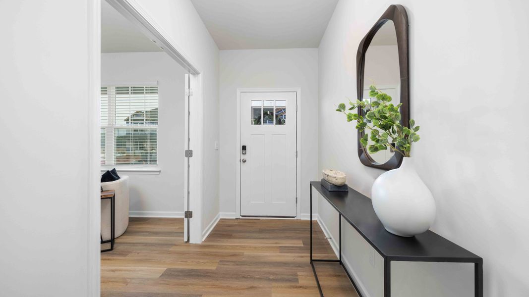 Representative furnished interior of a home built from the Hayden by D.R. Horton in Nolen Farm, Gastonia (Image 4).