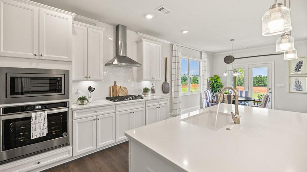 Furnished interior view inside a new home in Thalley Creek Estates, Cumming (Image 6).