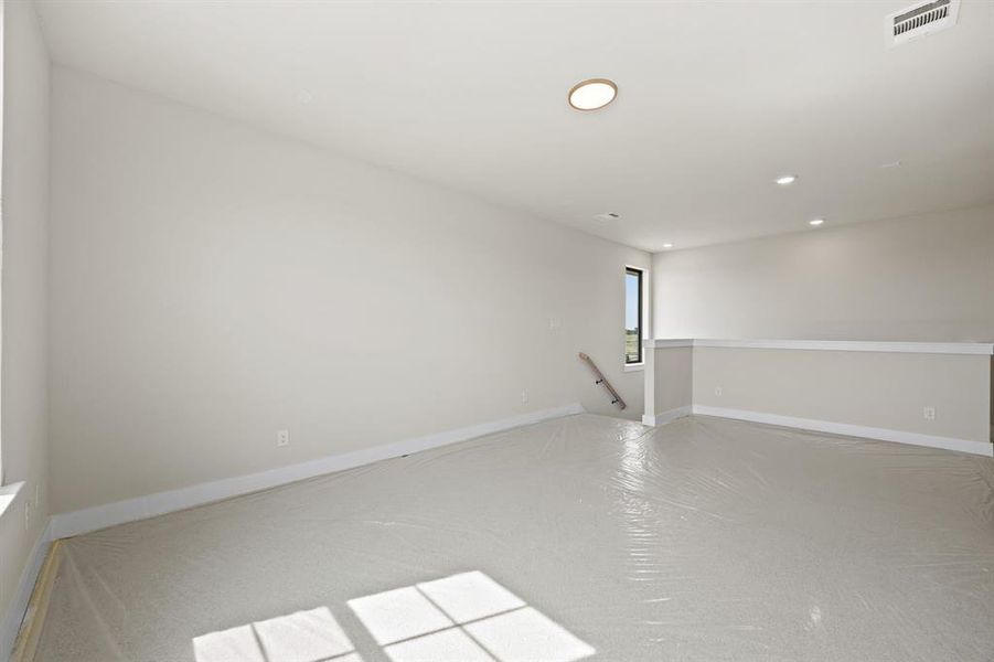 Spacious, unfurnished interior of a new home in The Heights at Uptown Celina, Celina (Image 12). Spacious, unfurnished interior of a new home in The Heights at Uptown Celina, Celina (Image 12).