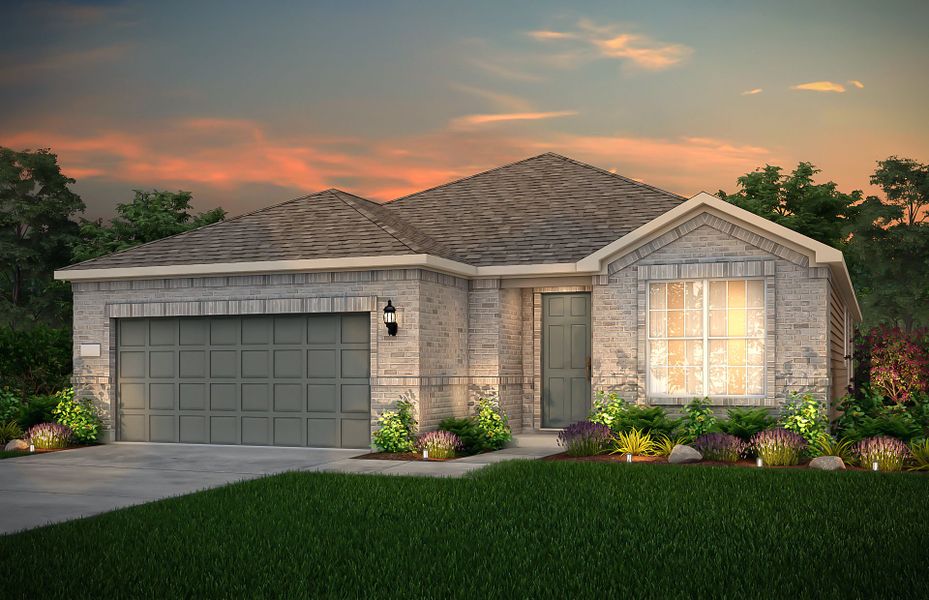 Representative exterior photo of a completed home built from the Mainstay by Del Webb in Sun City Texas, Georgetown, TX (Image 26).