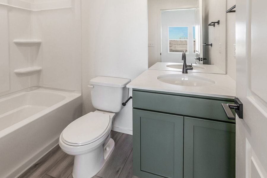 Furnished interior view inside a new home in Prairie Song, Windsor (Image 16). Furnished interior view inside a new home in Prairie Song, Windsor (Image 16).
