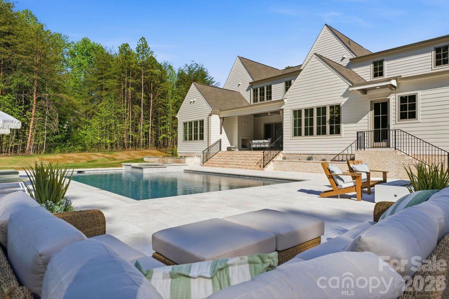 Exterior details and patio area of a home in , Davidson (Image 3).