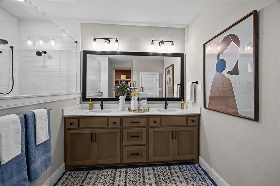 Furnished interior view inside a new home in Greenville Heights, Dallas (Image 26). Furnished interior view inside a new home in Greenville Heights, Dallas (Image 26).