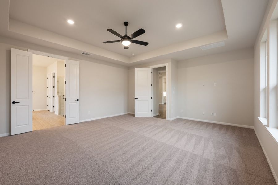 Representative unfurnished interior of a home built from the Carolina by Ashton Woods in The Estates at La Cima, San Marcos (Image 40). Representative unfurnished interior of a home built from the Carolina by Ashton Woods in The Estates at La Cima, San Marcos (Image 40).