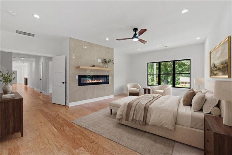 Furnished interior view inside a new home in , Acworth (Image 36).