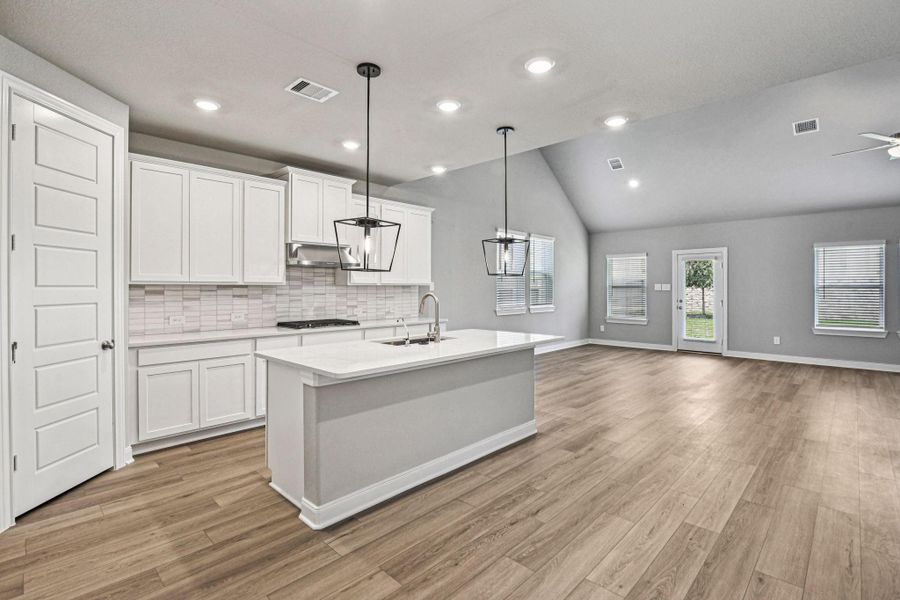 Photo is not of the actual home, but is an inspirational photo of builder’s model home and may depict options, furnishings, and/or decorator features that are not included