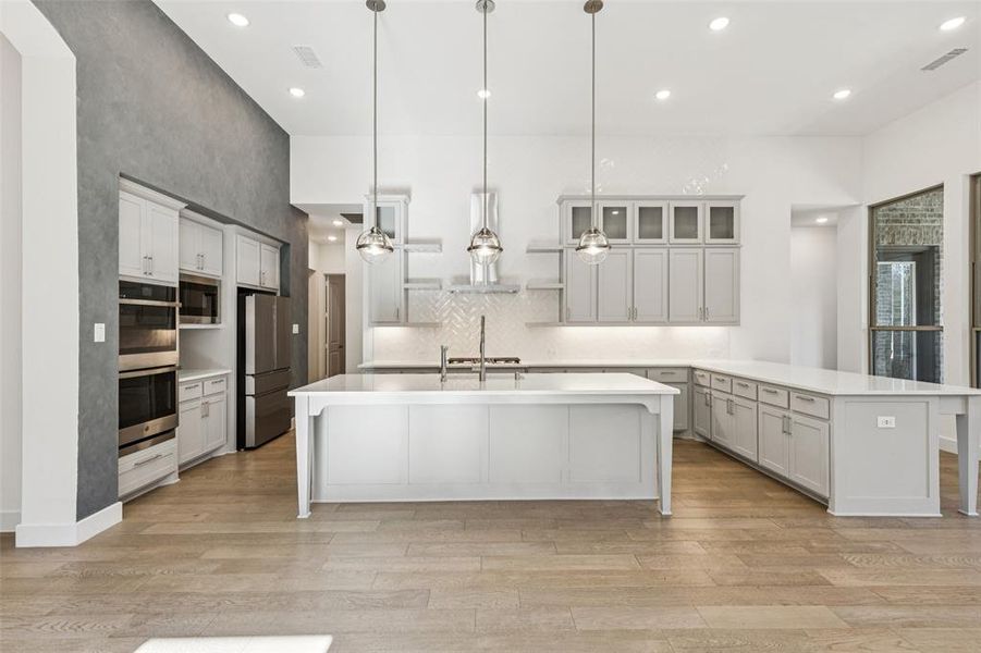 Furnished interior view inside a new home in , Aubrey (Image 16).