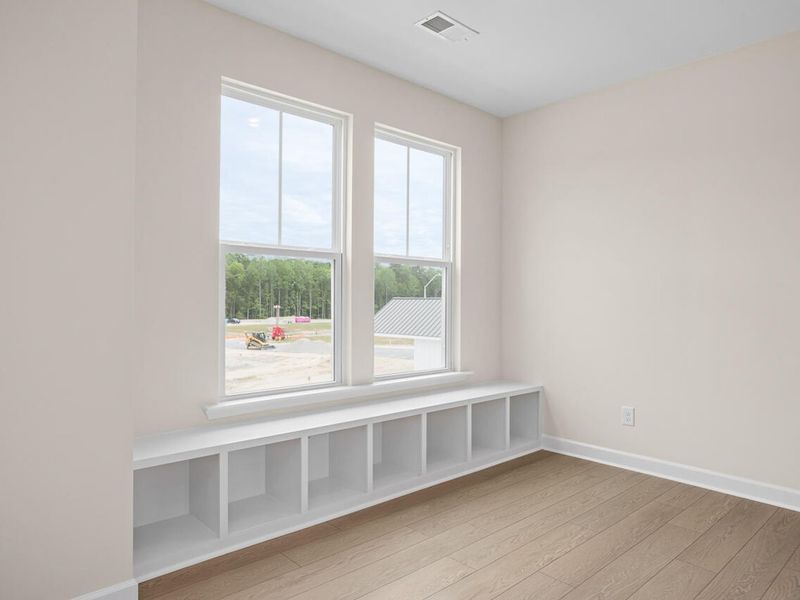 Spacious, unfurnished interior of a new home in Forestville Yard Townhomes, Knightdale (Image 16). Spacious, unfurnished interior of a new home in Forestville Yard Townhomes, Knightdale (Image 16).